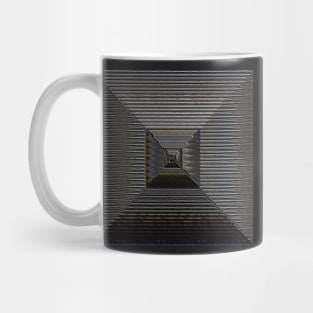 Sacred Geometry 3D Watercolor Pyramid Architecture Mug